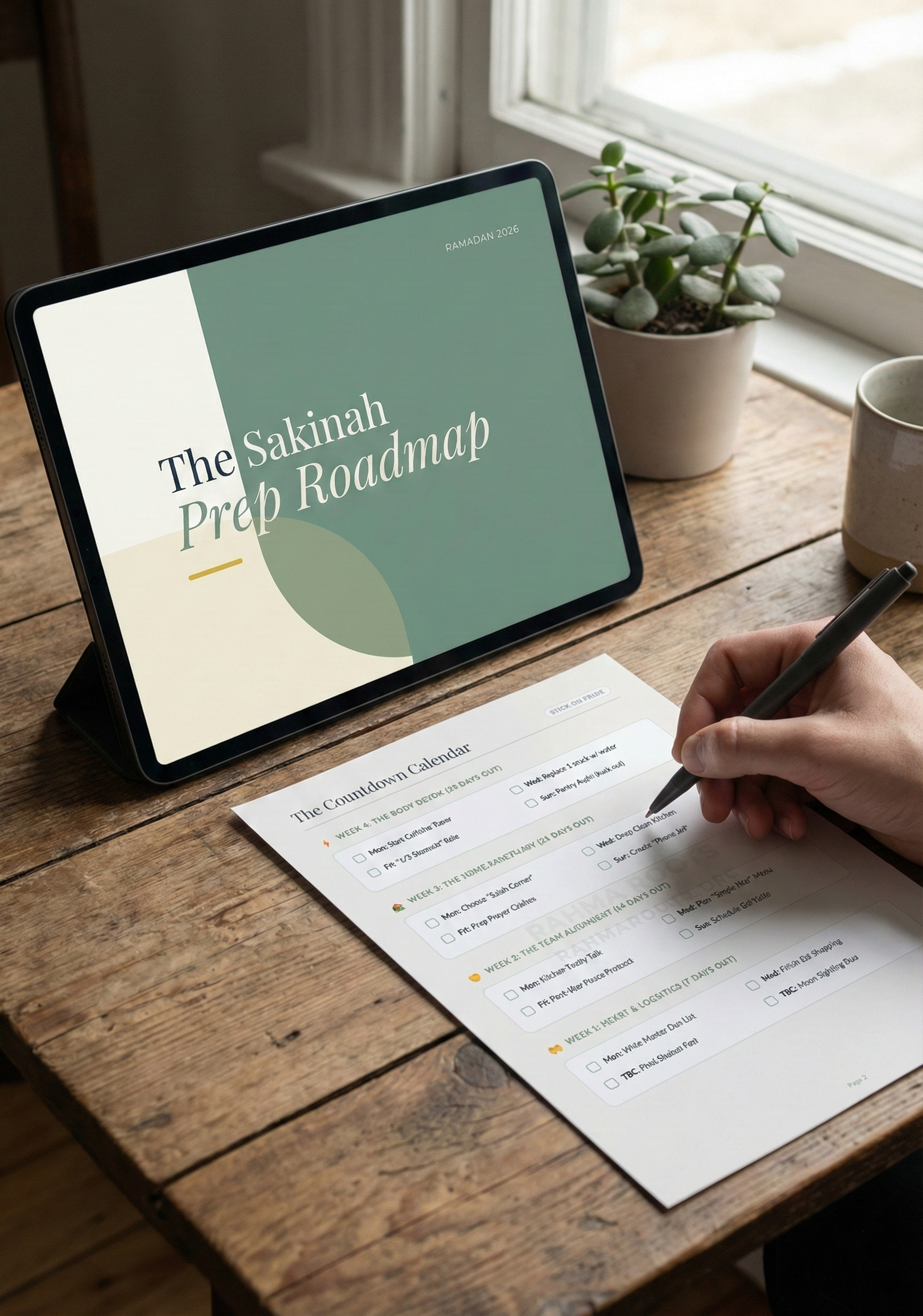 The 4-Week "Sakinah" Ramadan Prep Roadmap - FREE